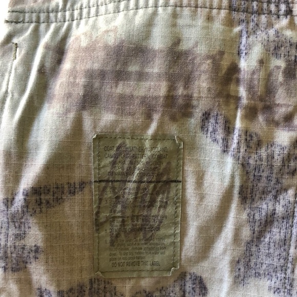 Authentic Military Hot Weather Woodland Camouflage Combat Coat Shirt Jacket - Picture 6 of 6